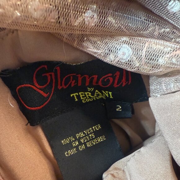 NEW📌 Terani Couture "Spotlight On" Elaborate Beaded Top Blush Prom - Ball Gown - Picture 15 of 16